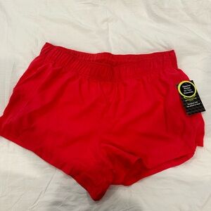 Red Workout Shorts